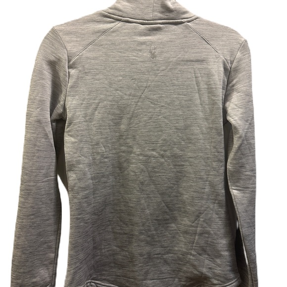 Spyder Women’s Athletic pullover Fleece Lined sweatshirt  Gray SZ Sm NWT - Picture 2 of 12